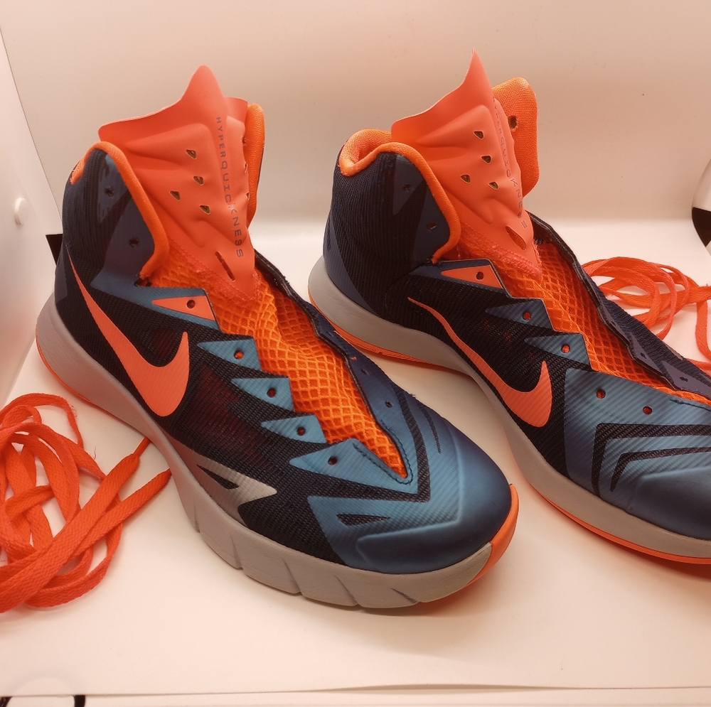 Nike Lunar Hyperquickness "Space Blue Bright Mango" Size 7